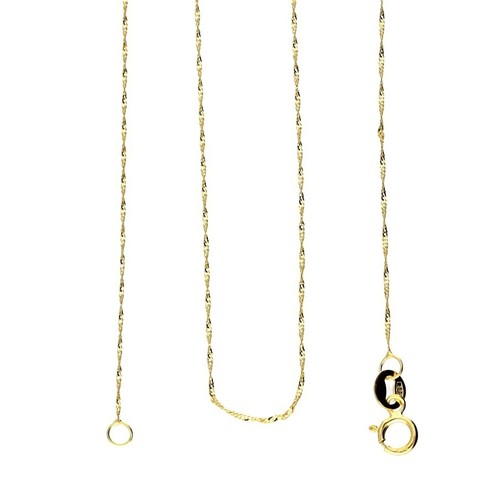 Feine 585 gold singapurkette - feine,