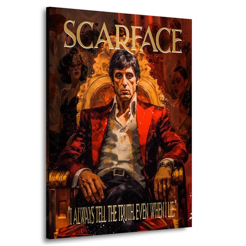 Acrylglasbild scarface tony - acrylglasbild,