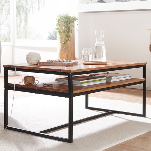 Couchtisch akazie massivholz - akazie,