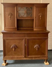 1900 Büffetschrank Anrichte Jugendstil original Gründerzeit mit Glastür