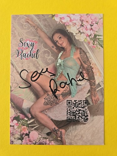 Sexy rachel autogramm - rachel, signiert