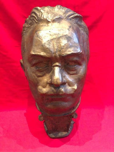 Büste metall figur wilhelm - büste,