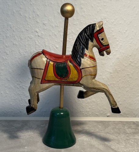 Vintage karussellpferd holz - vintage,