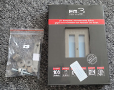 NEU! Scheffinger EM3 plus Special Set Riegel grau Aufhebelungsschutz für Fenster