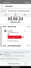 Zugticket 02.05. München -