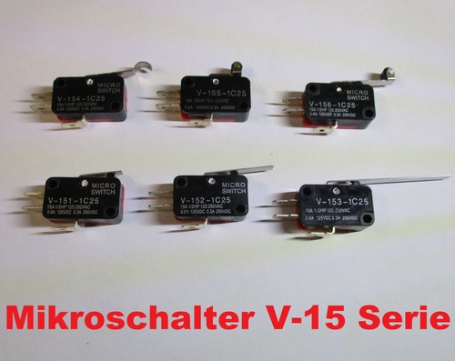 Mikroschalter 230v 15a - v-15,