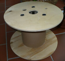 2x Kabeltrommel 40cm (Platte) x 20cm (Höhe) Deko Basteln Holz Rolle Leerspule
