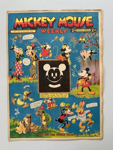 Mickey mouse weekly comic 12 - comic, #12