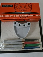 DIPLOMAT Schreibtisch-Garnitur Nr. 466 Tischständer mit 4 Kugelschreibern in OVP