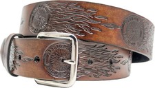 geprägter Gürtel Schnalle