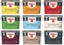 Alpina Farbrezepte bunte Wandfarbe 2,5 L hochdeckend atmungsaktiv, Farbwahl Matt