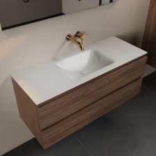 corian waschtisch set weiß