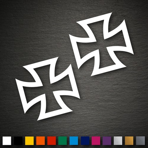 14010 iron cross aufkleber - 14010, 2x