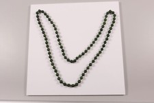 Kette Collier Jade Kugeln grün Länge 83cm