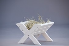 Heuraufe für Holzpferde