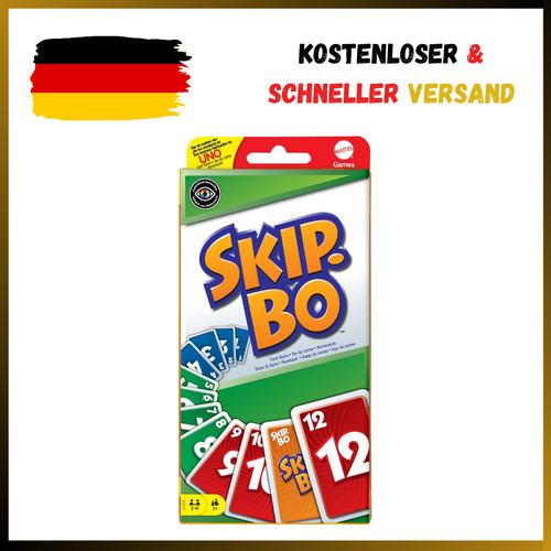 Mattel games skip - mattel, skip-bo