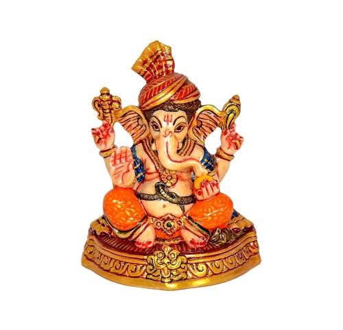 Resin figurine lord ganesha - figurine,