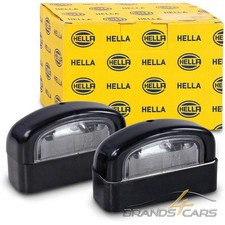 2x HELLA KENNZEICHENLEUCHTE