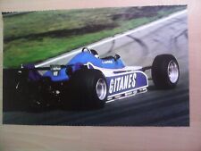Poster Jacques Laffite, Ligier-Ford, GP Frankreich Le Castellet 1980. 48 x 29 cm