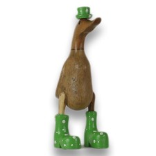 Holz Ente Lauf Ente Gartendeko