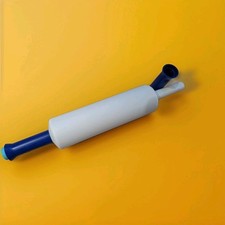 Tupperware Nudelholz Weiß/Blau Teigrolle Backrolle