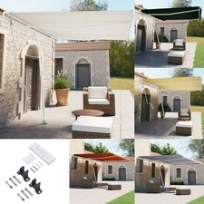 Balkon Markise Elektrisch Standmarkise Outdoor Sonnendach Sonnenmarkise 3m-6m