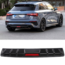 Heckdiffusor Licht Heck Diffusorlippe Heckstoßstange Splitter für Audi RS3 8Y