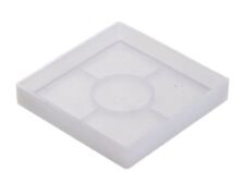 Silikon Gießform für Gips, Gieß Form Teller " Quadrat " 10,5 x 10,5 x 1,6 cm