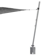 Mast für Sonnensegel, silber