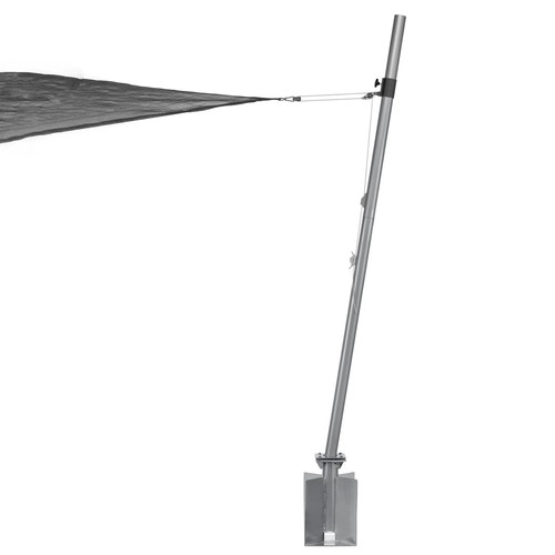 Mast für sonnensegel - für, silber