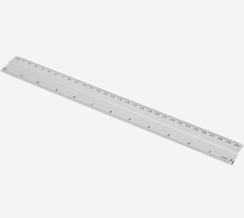 Lineal aus aluminium - cm,