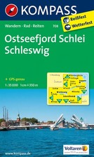 KOMPASS Wanderkarte Ostseefjord Schlei, Schleswig