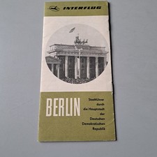DDR / Interflug alter Stadtführer für Berlin