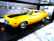 FORD Gran Torino Sport V8 Muscle gelb yellow orange Tuning 1972 NEU IXO 1:18