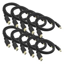 10x 1,5 m HDMI Kabel 2160p HD 4K vergoldet Ethernet High Speed UHD TV Sat Dolby