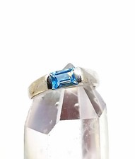 Aquamarin Ring 925 Silber -