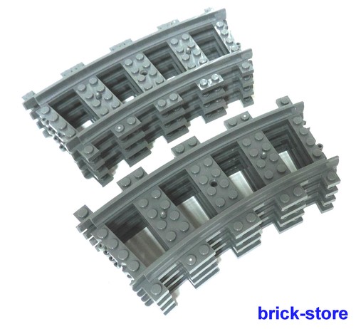 Lego eisenbahn gebogne - eisenbahn, 8x