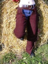 Long-chaps Westernchaps Reithose Fullchaps Lederchap Fransen braun + schwarz 