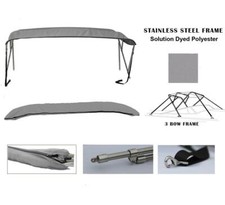 3-Bow Stainless Steel Bimini