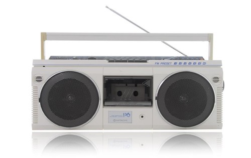 Hitachi trk boombox radio - hitachi,
