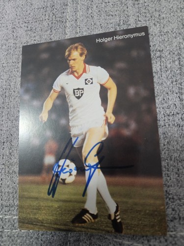Hsv autogrammkarte von holger - von,