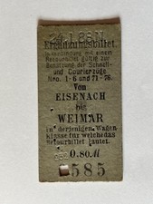EK24, alte Fahrkarten, Bahn