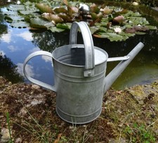 Gießkanne Zink 1,5 l Kanne Vintage Shabby Deko Landhaus Garten Zinkkanne