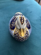 hübscher älterer Porzellan Figur Ente  - Royal Crown Derby