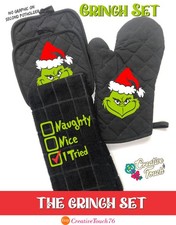 The Grinch Pot Holder Set of