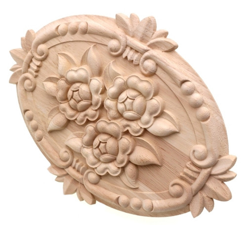 Türrosette aus holz oval - türrosette,
