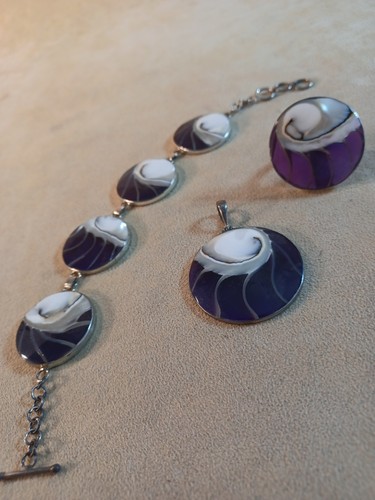 Schmuck set muschel paua - -paua, /