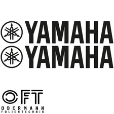 2 x Yamaha Aufkleber V2 20 x 4