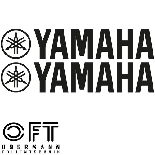 Yamaha aufkleber 20 x 4 - x, v2