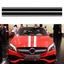 2pcs Black Lines Streifen